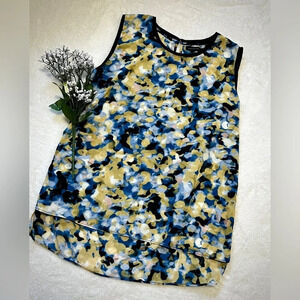 Calvin Klein Jeans Printed Sleeveless Blouse - Small